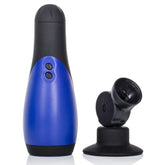 Apollo Power Vibrating Male Stroker Blue Masturbators and Strokers
